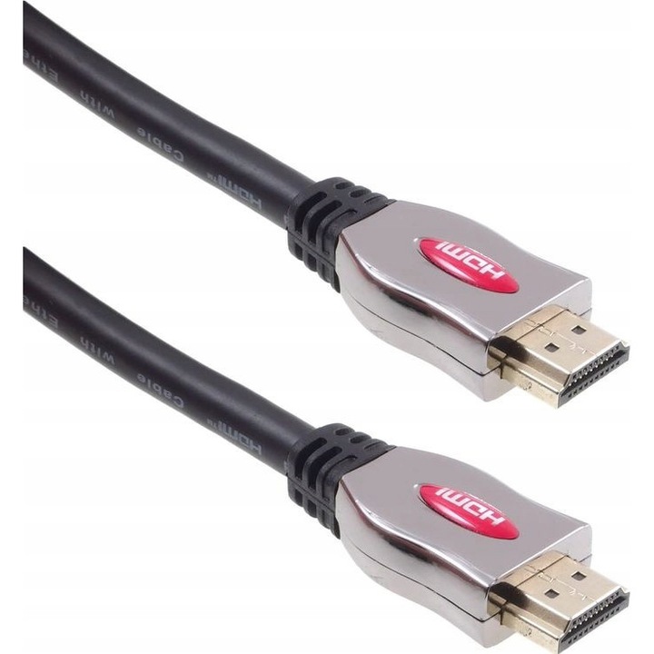 Кабел HDMI Vitalco 2.0, 10м, 4K@60Hz, екраниран, аудио/видео