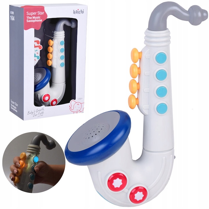 Saxofon Interactiv Muzical pentru Copii - Jucarie Instrument ZA5452