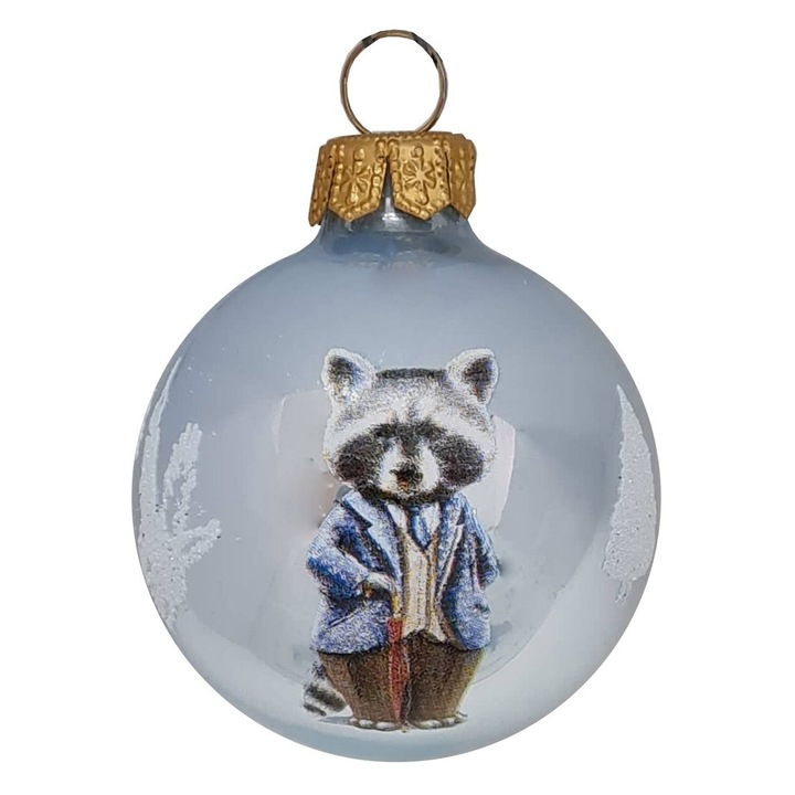 Glob de sticlă vintage raton 6cm