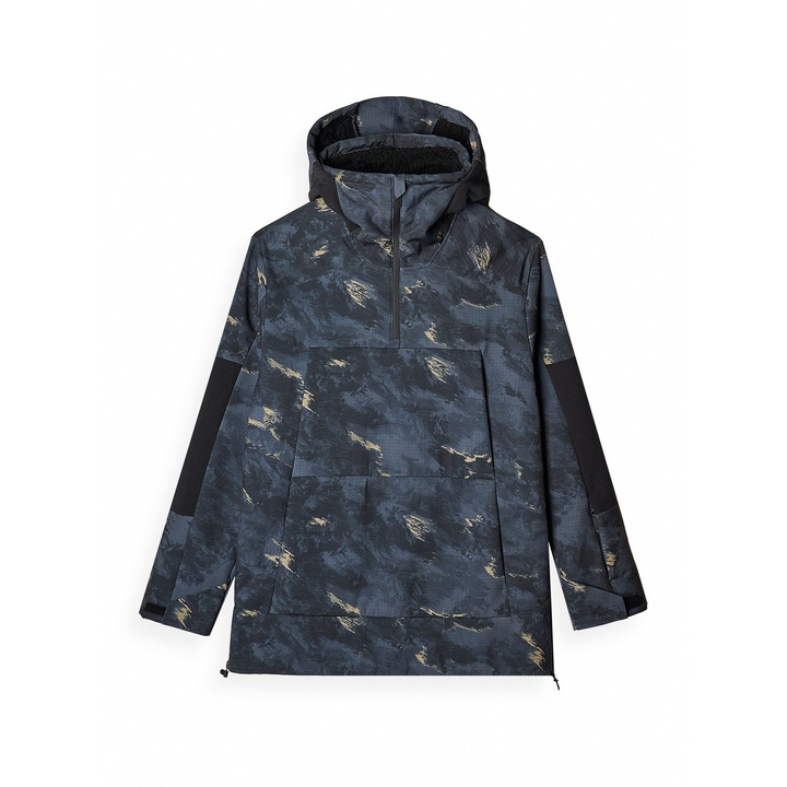 Jacheta de snowboard4F, poliester, gluga ajustabila, bleumarin