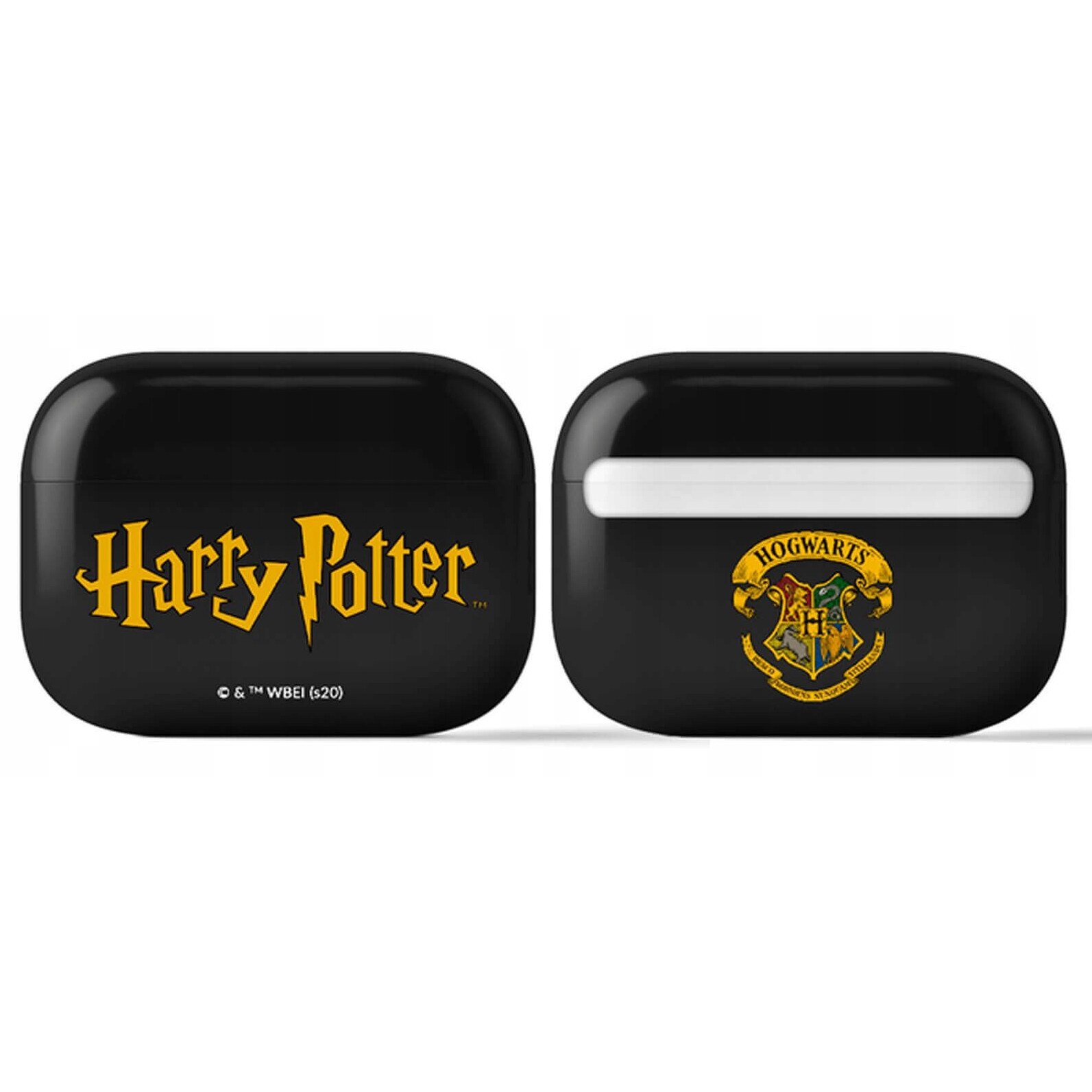Husă protecție Harry Potter pentru AirPods Pro, sigla Hogwarts, ABS ...