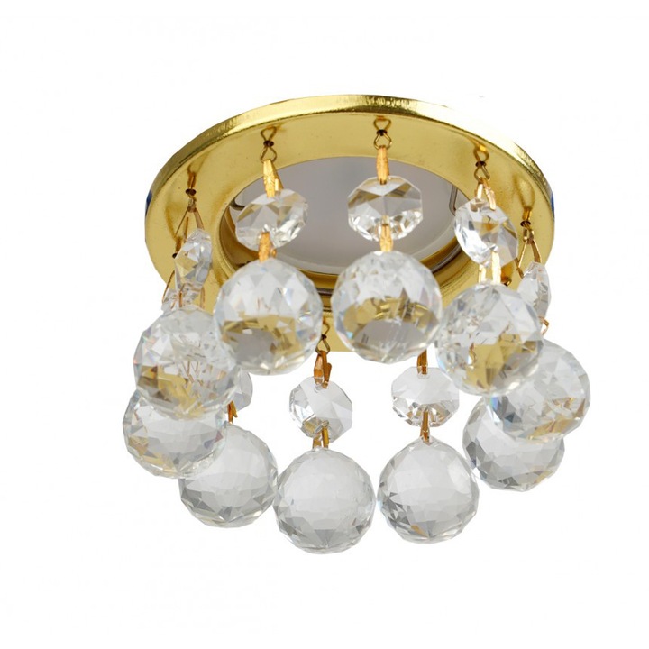 Lustră cu cristale Lightex, LS400206, GU10, max.7W, Ф85x150mm/decupaj 55mm