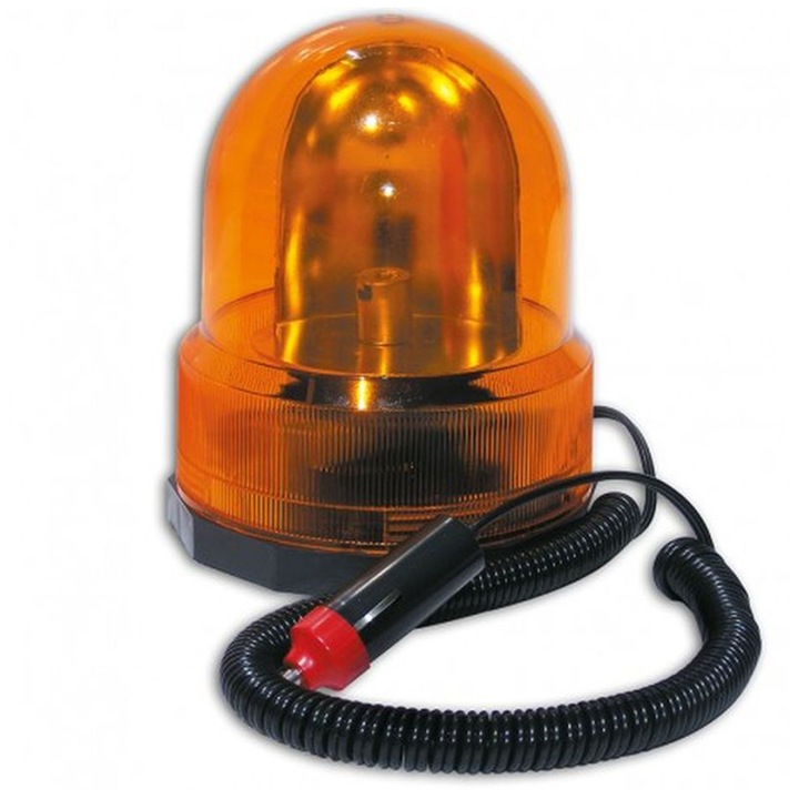 Girofar cu magnet 24V 21W HICO – rotativ, fixare magnetica