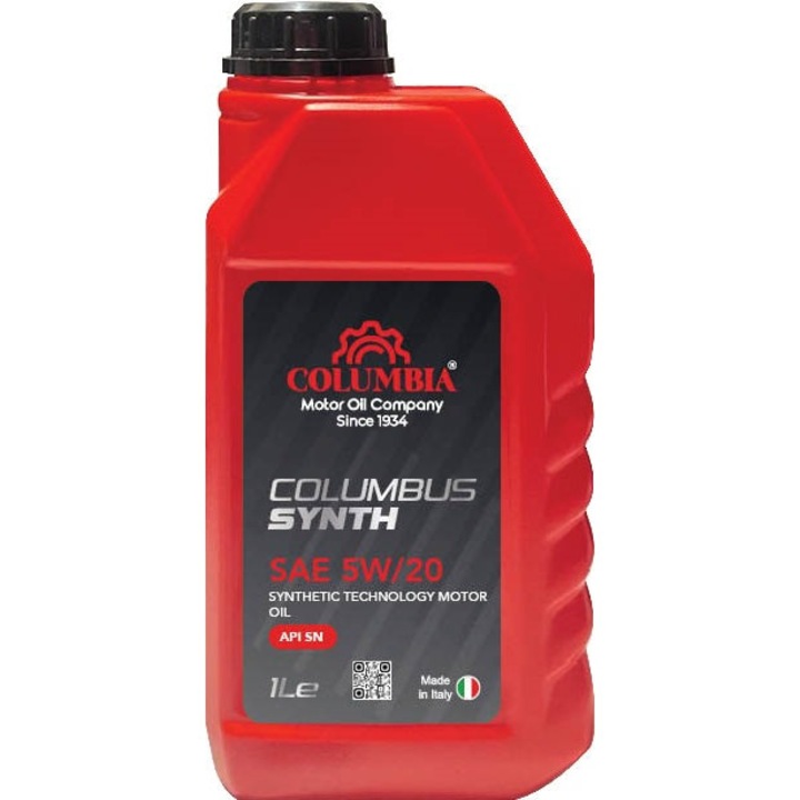Ulei motor sintetic 5W/20 Columbia, 1L