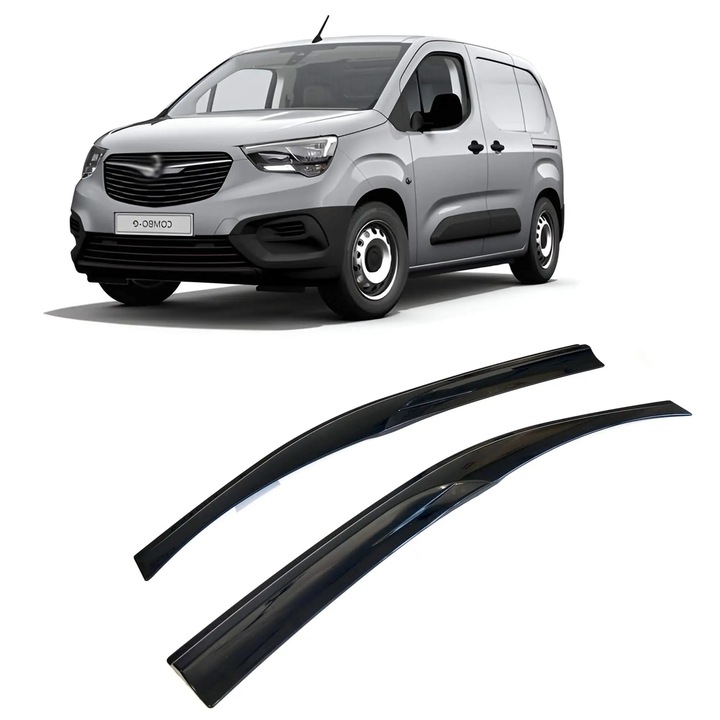 Спортни Ветробрани за Минибус Opel Combo E 2018-2023 Minivan – Комплект 2 предни – Залепващи