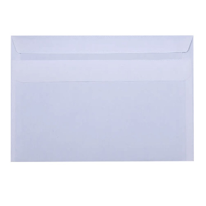 Plic C6, 114 x 162 mm, alb, autoadeziv, 80 g/mp, 25 bucati/set