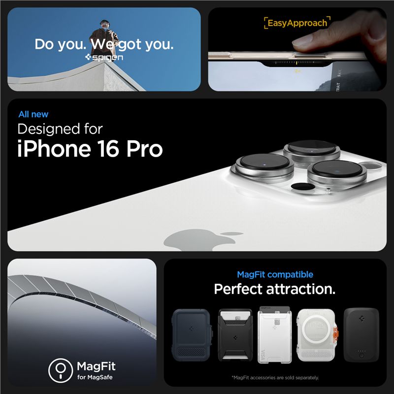 Carcasa Spigen Thin Fit T cu MagSafe compatibila cu iPhone 16 Pro, Transparent