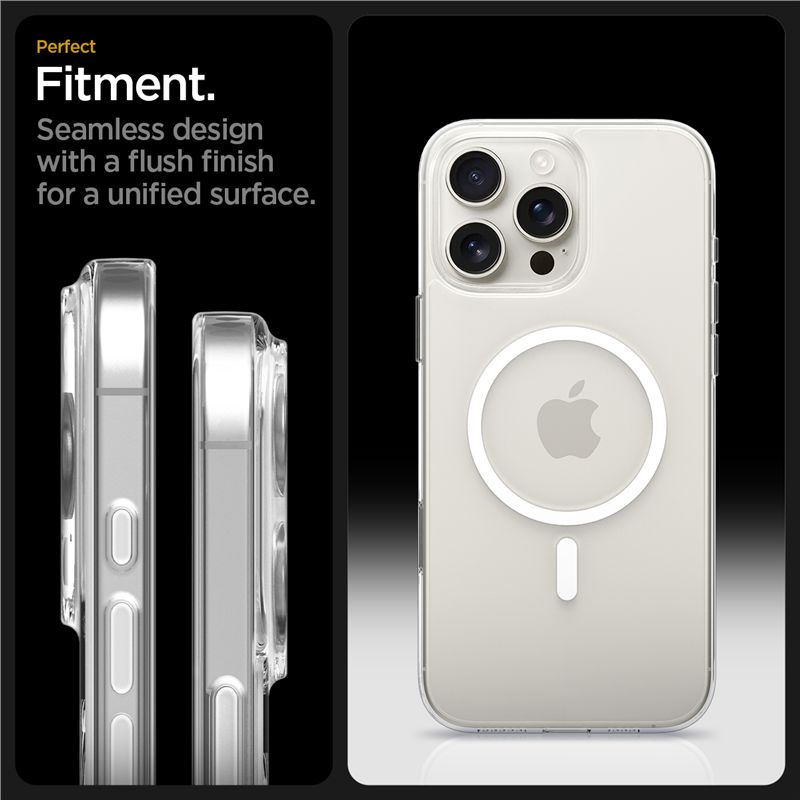 Carcasa Spigen Thin Fit T cu MagSafe compatibila cu iPhone 16 Pro, Transparent