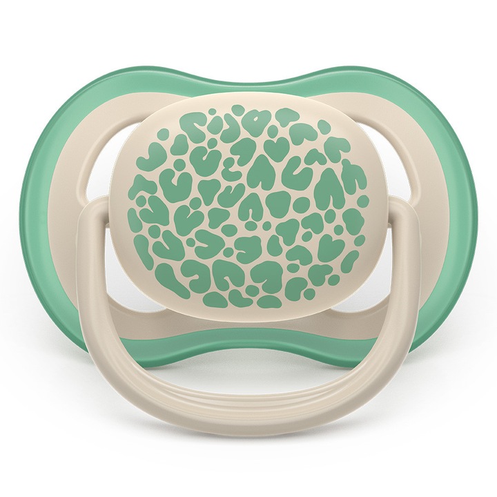 Залъгалки Ultra Air Philips AVENT Plant Based 6-18м с декорация листа неутрални 2бр/оп