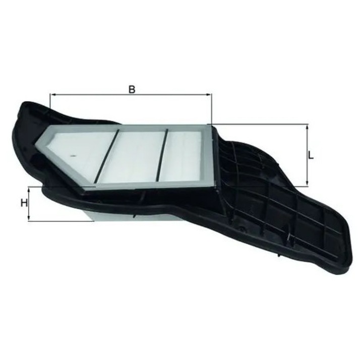 Légszűrő BMW 6 Cabriolet (F12) Benzin Knecht Lx1684/5