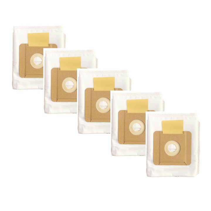 Sac de praf pentru aspirator, set de 5 bucati, compatibil cu K-Archer VC2, VC2 Premium