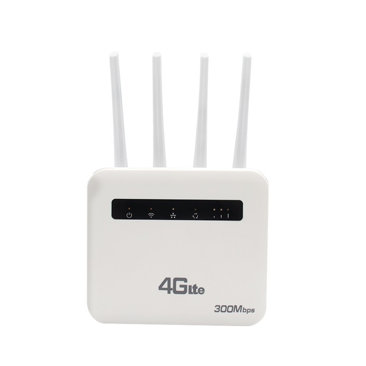 Vezeték nélküli router, LTE hotspot, 150Mbps, 2.4G, alb, 30x26x5cm