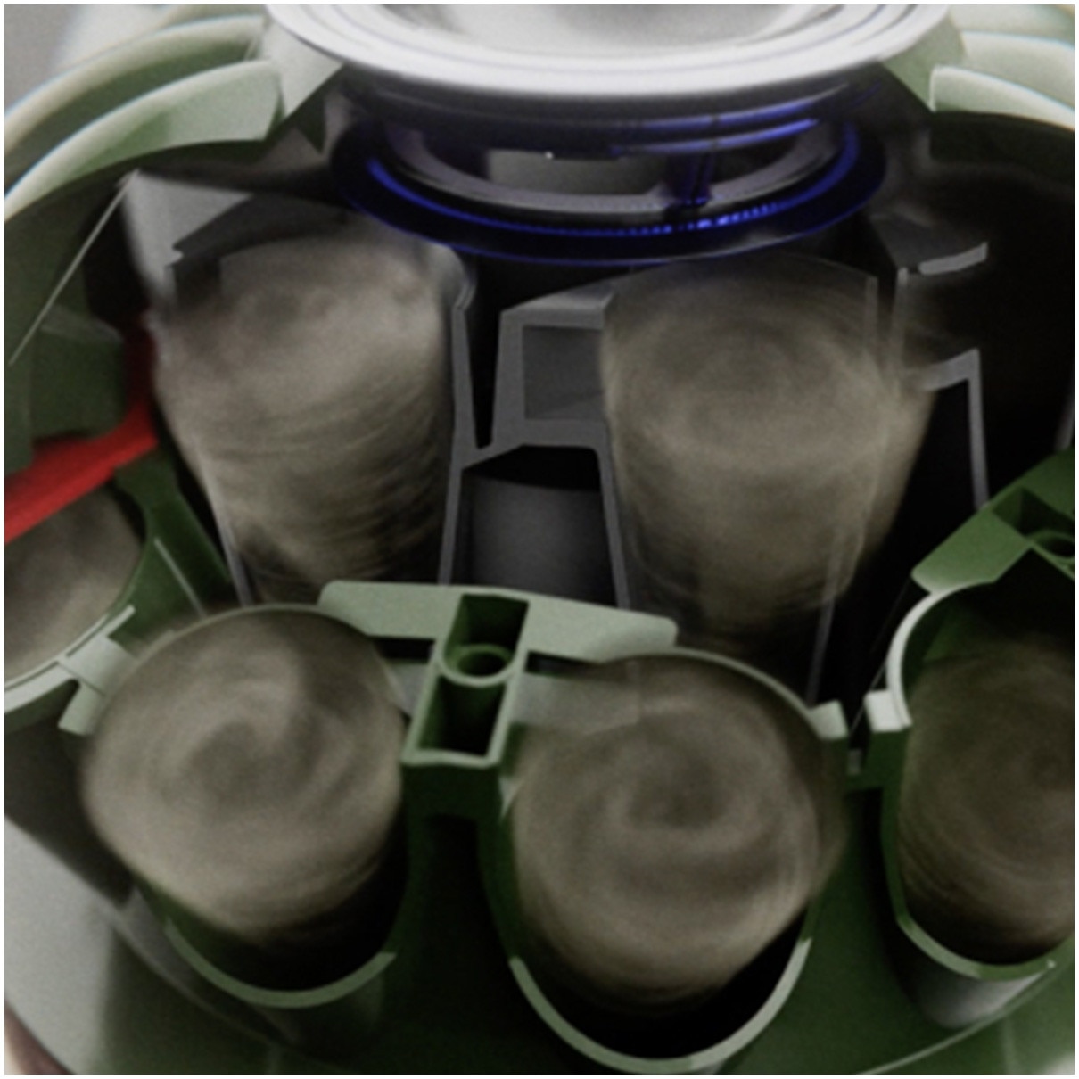 Aspirator vertical fara fir Dyson V8 Cyclone™, Verde Army/Negru