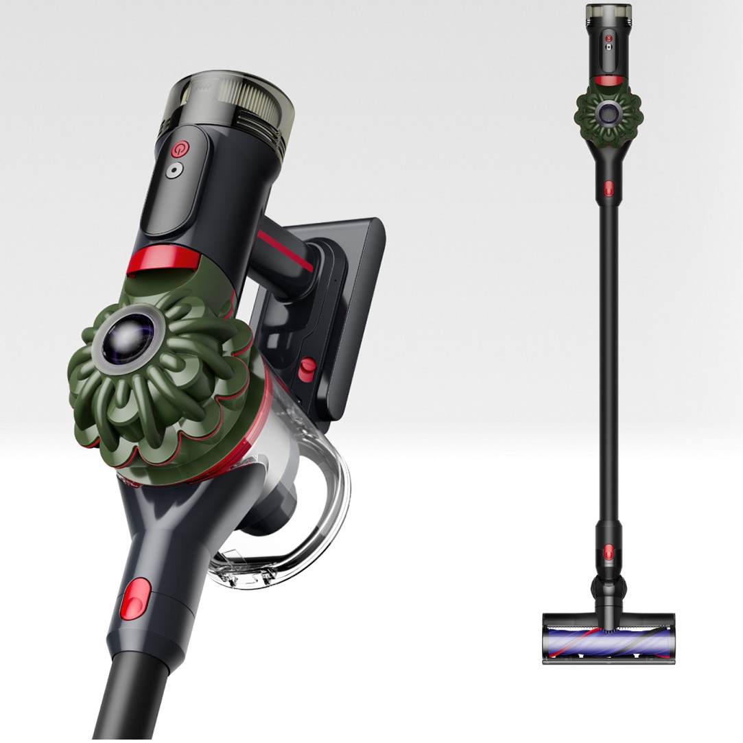 Aspirator vertical fara fir Dyson V8 Cyclone™, Verde Army/Negru