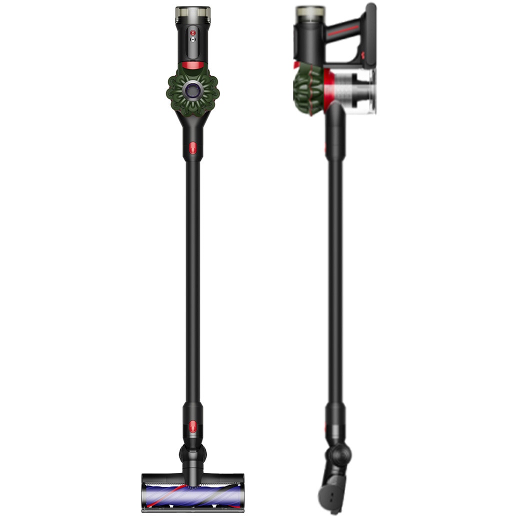 Aspirator vertical fara fir Dyson V8 Cyclone™, Verde Army/Negru