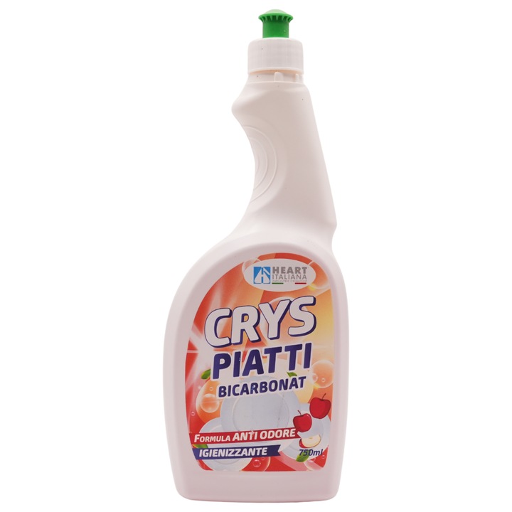 Detergent vase Heart Bicarbonat, 750ml, lichid, protejează mâinile