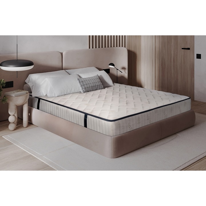 Saltea ortopedica, Green Future, Sleep Guard Pocket Memory, 160x200 cm, inaltime 30 cm, Dual Confort, medie ferma