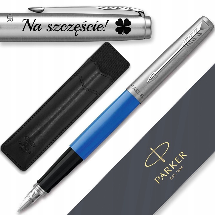 Parker Jotter 60 töltőtoll, kék, teljes készlet tokkal, dobozzal és ajándéktáskával