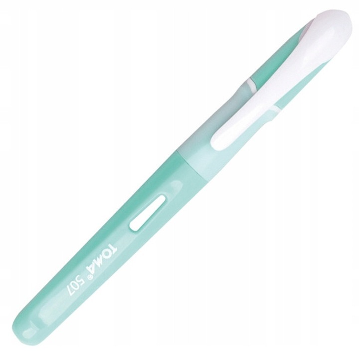 Toma Pastel toll, 0.5mm, türkiz-fehér/szürke