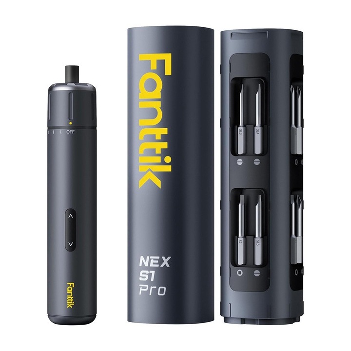 Електрическа/ръчна отвертка Fanttik S1 Pro, 2000mAh, USB-C, сива