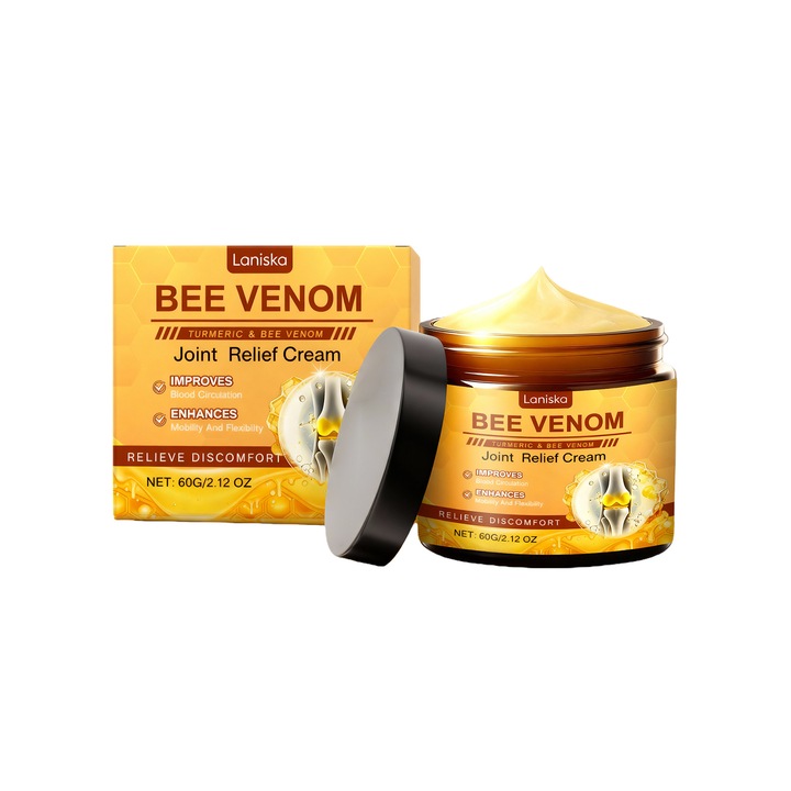 Crema cu venin de albine pentru dureri articulare si osoase, Laniska, 60g