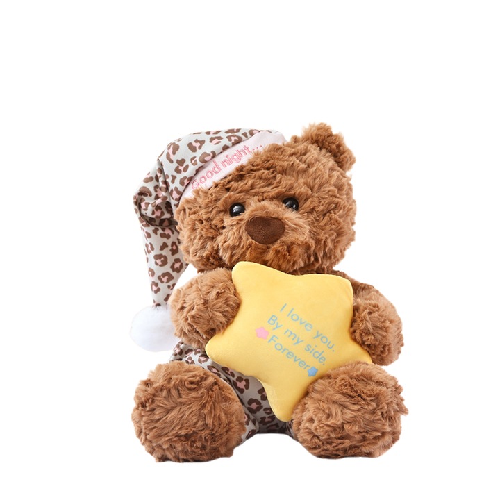 Плюшено мече Starry Wish, 40см, кафяво