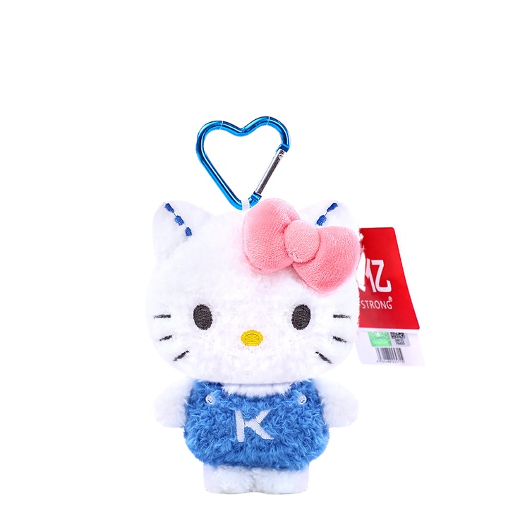 Jucarie de plus Hello Kitty, 14cm, albastra