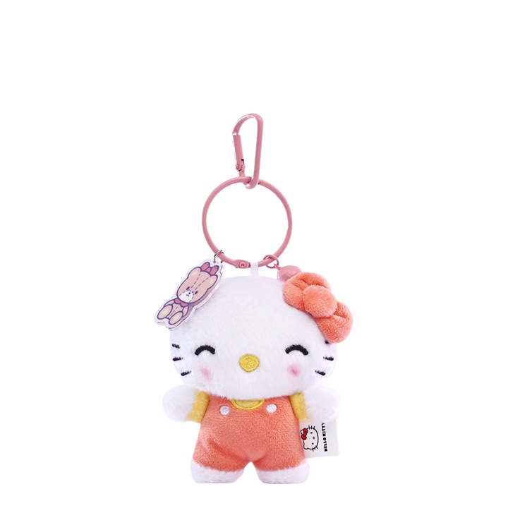 Jucarie de plus Hello Kitty, 10cm, portocalie