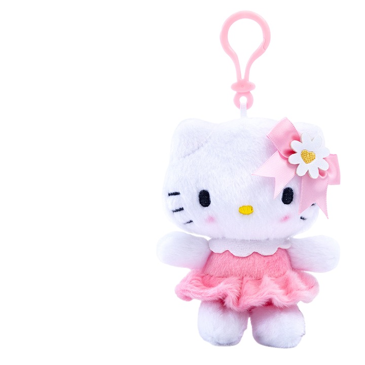 Jucarie de plus Hello Kitty, 10.5cm, roz