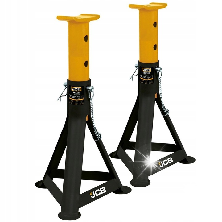 2x JCB autótámasz készlet, 2 tonna, 265x365mm, magas stabilitás