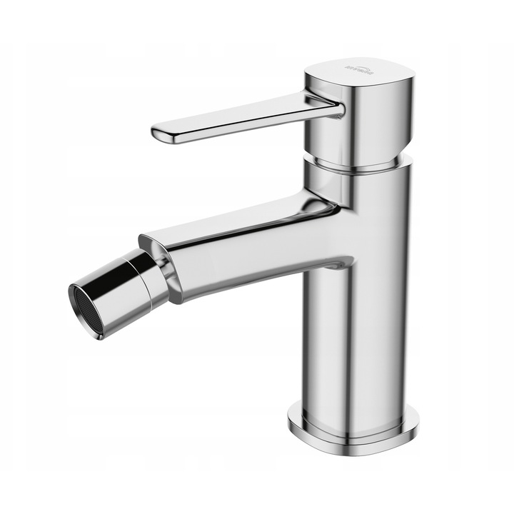 Bidé csaptelep, Glamour, króm, 1 fogantyú, magasság 141mm, hatótávolság 117mm, 2 darabos készlet.