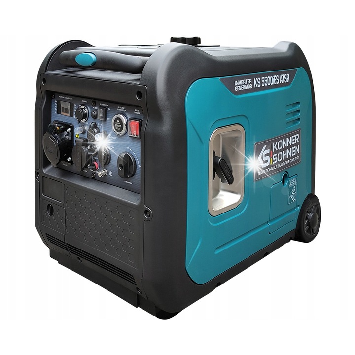 Generator electric KONNER & SOHNEN 5500iES, inverter, 5500W, rosu