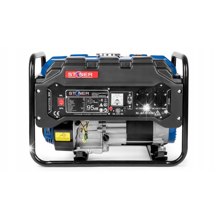 Generator electric Stoner 3000W, 2,8kW, 230V, cu stabilizator AVR, 15l, 49kg