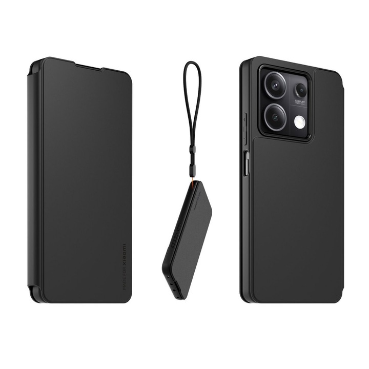 Husă de protecție Xiaomi pentru Xiaomi Redmi Note 13 5G, aliaj, negru