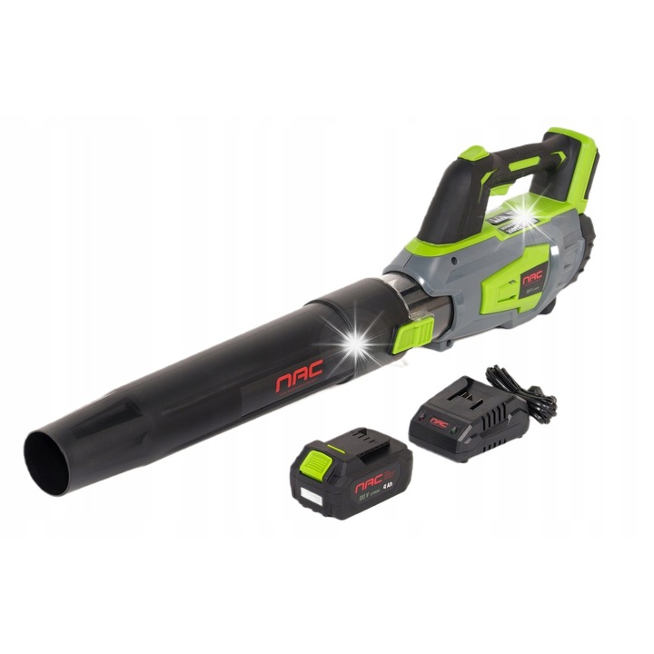 Dmucha de frunze electrica NAC BB20-B40-S, 20V, acumulator 4,0Ah, 40 m/s, 2,2 kg
