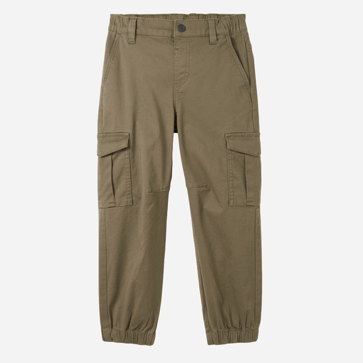 Tom Tailor gyerek cargo nadrág, olajzöld, gumis derék, 116 cm