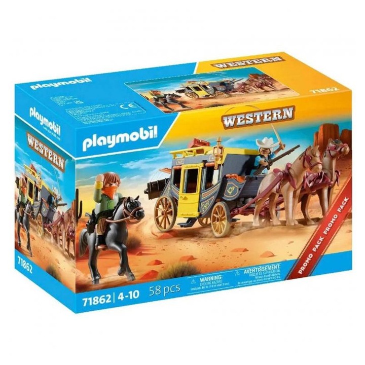 Playmobil 71862 Vadnyugat promóciós postakocsi