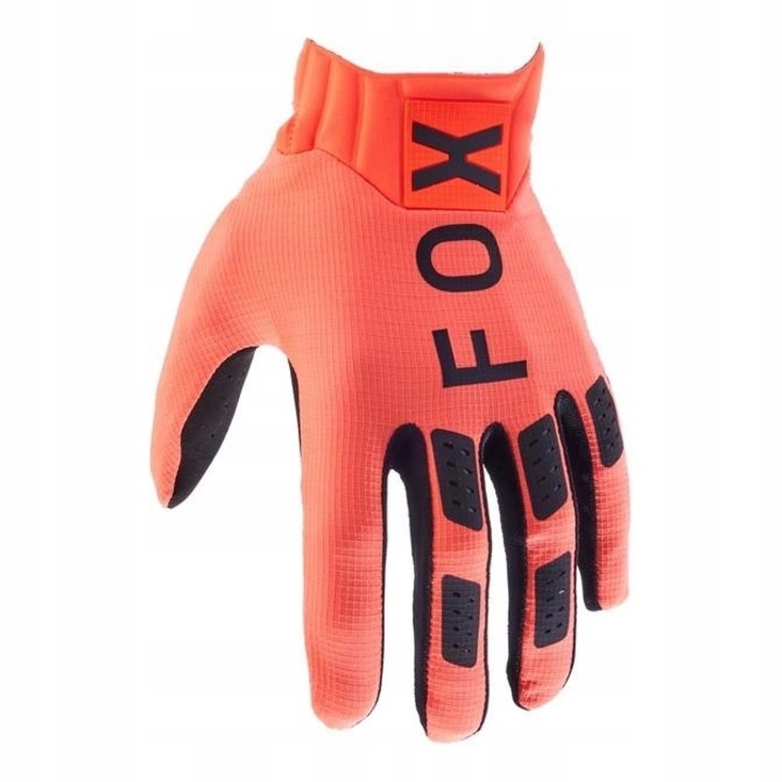 Manusi moto FOX Flexair, portocaliu fluo, confort maxim, control imbunatatit, disponibile in diverse marimi