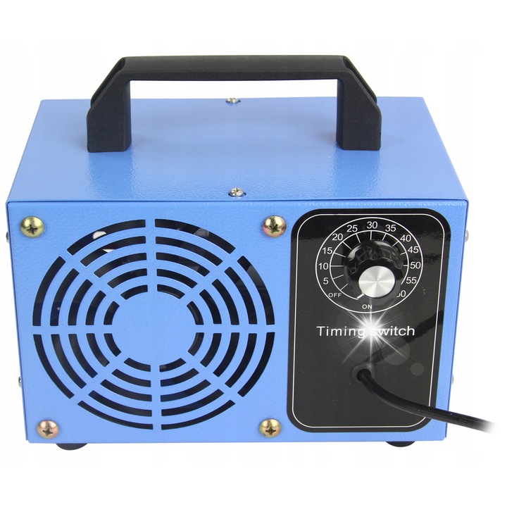 Generator ozon, 24000 mg/h, timer 60 minute, sterilizare aer, dezinfectie, Albastru