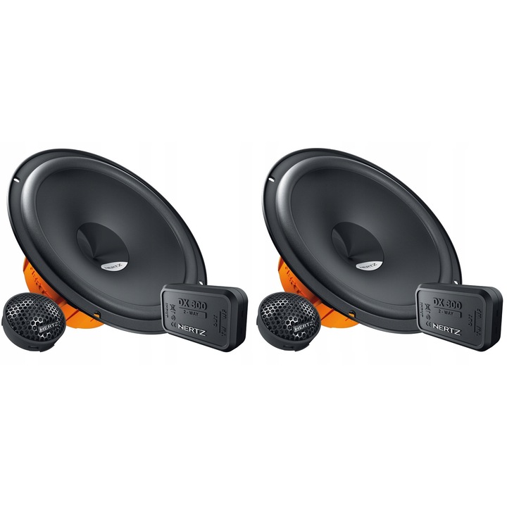 Автомобилни тонколони Hertz DSK 165.3, 2 броя, 160W, 4Ω, 50Hz-23kHz, черни, 80x40x15мм