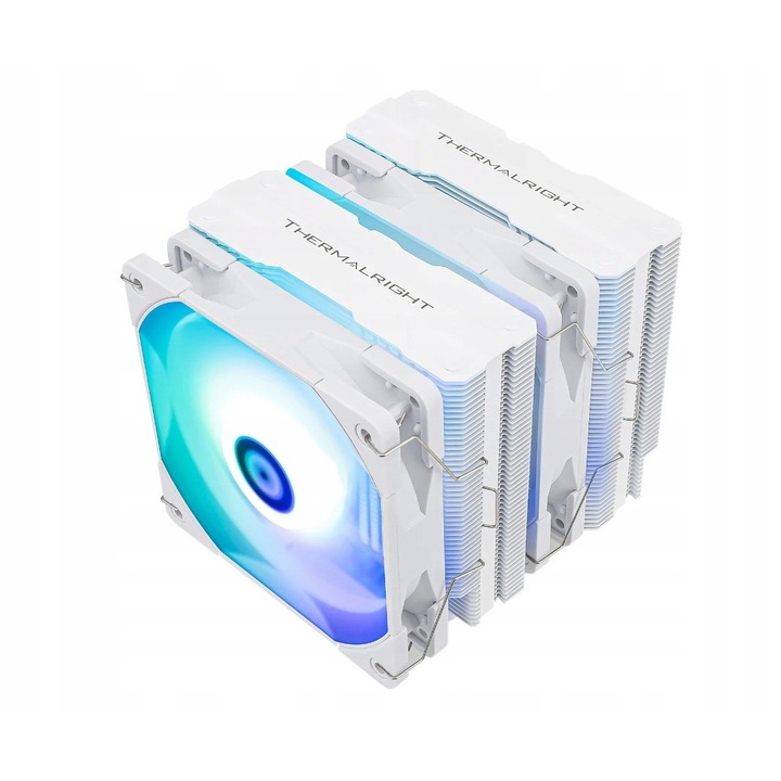 Racire CPU Thermalright Peerless Assassin 120 ARGB, 2 ventilatoare 120mm, alb, 157x125x135mm