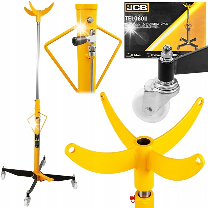 Елеватор JCB, капацитет 600кг, максимална височина 1990мм, мобилен с 4 колела