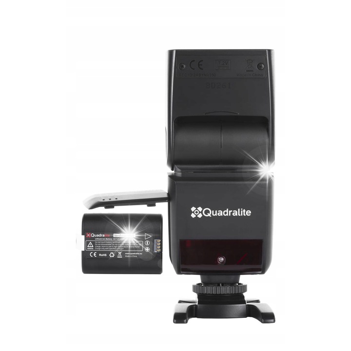 Lampa blitz Quadralite Stroboss 36, TTL, HSS, 36, 24x105mm, 140x62x38mm, set complet