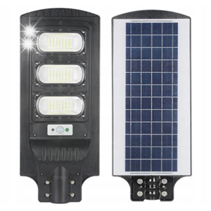 LED соларна лампа JOCKER 120W, 12000mAh, със сензор за движение и дистанционно управление, 623x240x55mm, ABS