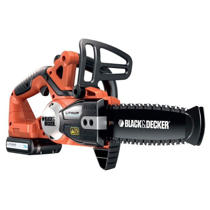 Láncfűrész, Black&Decker GKC1820L20, 18V, 20cm, 3,7kg, akkumulátorral és töltővel
