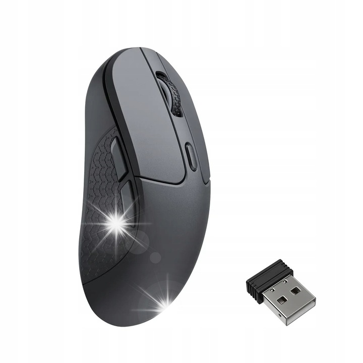 Mausa wireless Keychron M3, 8000 Hz, Bluetooth, neagra, 79g