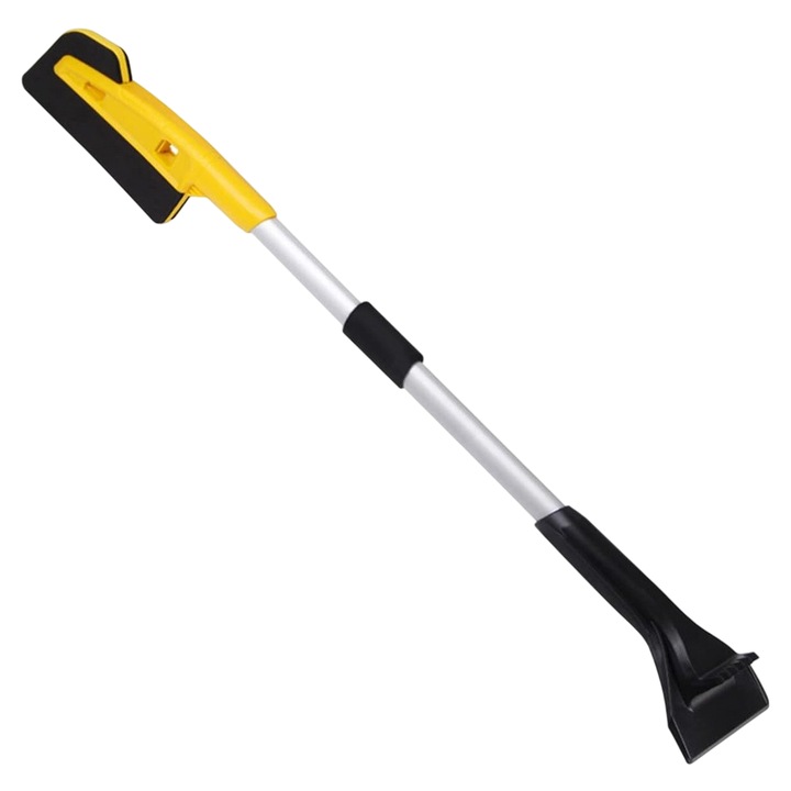 Racletă de curățare zăpadă cu două capete Suewidfay, negru/galben, 93x11cm