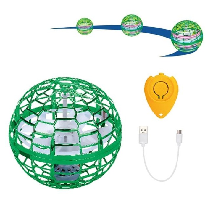 Repülő UFO Bumeráng Labda, IR távirányító, 360 fokos effektus, színes LED-ek, 9.5cm