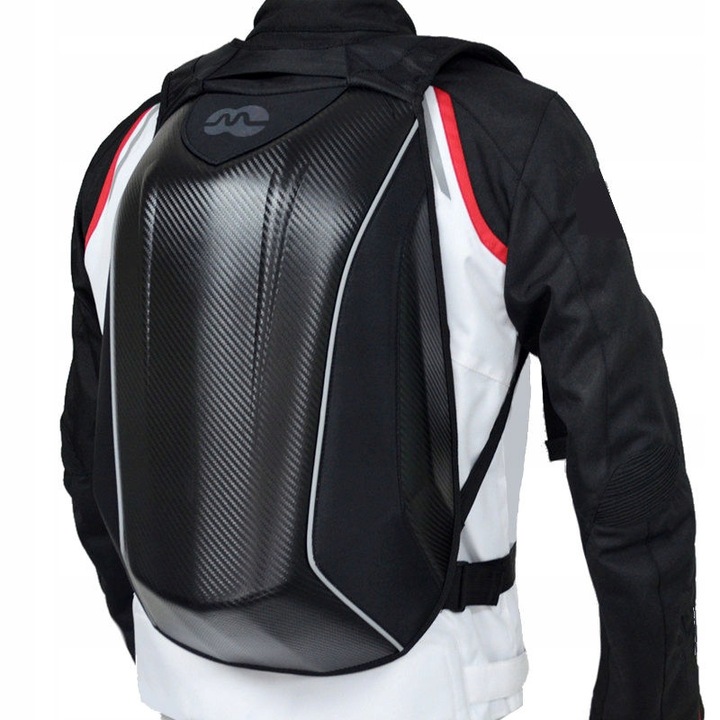 Rucsac motocyclesc BPM-Moto, Mozos, 35/45 l, negru, 34x18x47 cm / 34x28x47 cm