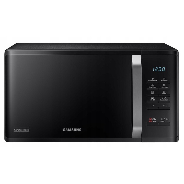 Cuptor cu microunde Samsung MG23K3523AK, 800W, 23L, Grill, Negru, 39.2x48.9x27.5cm